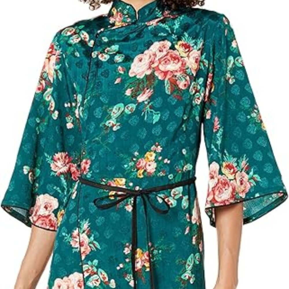 Floral Wrap Dress Dress SIZE XXL - Picture 2 of 7